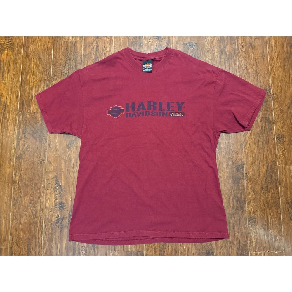 Vintage 1998 Harley Davidson T-Shirt Elyria Ohio Men’s Size XL